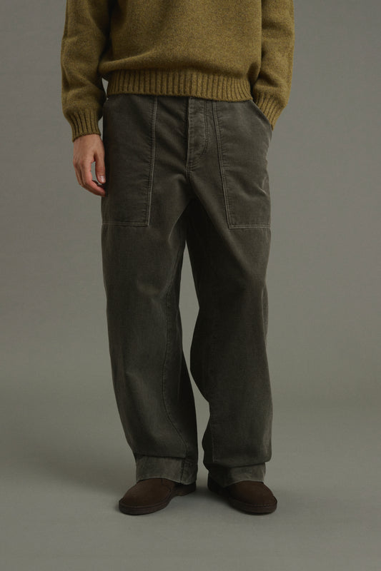 Pantalón Kurtis - Gris verdoso - Algodón - Hombre