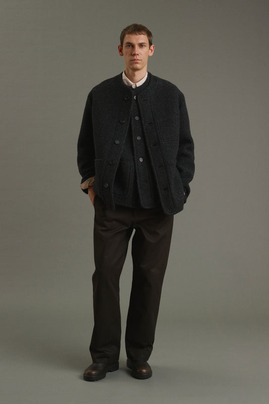 Chaqueta Aliocha - Gris antracita - Lana - Hombre
