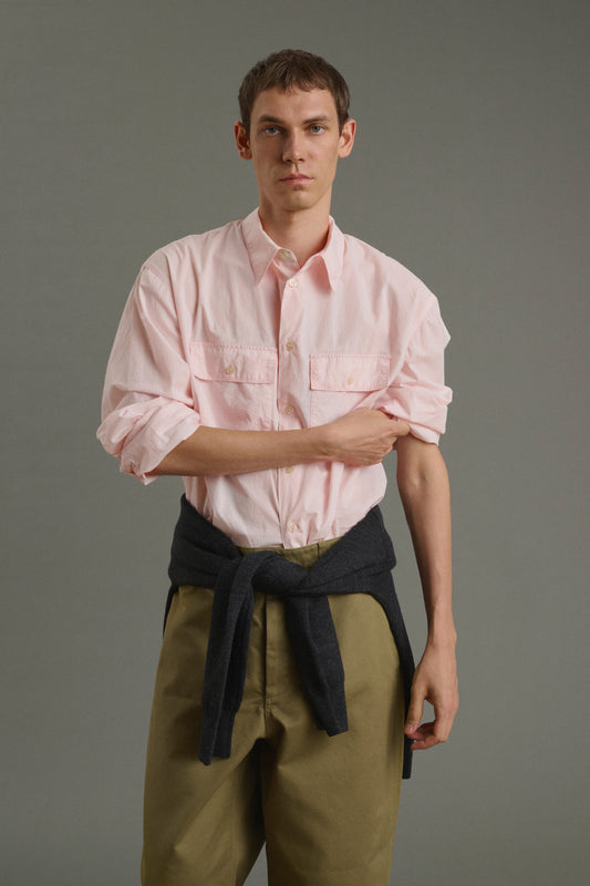 Camisa Isaac - Rosa pálido - Algodón - Hombre