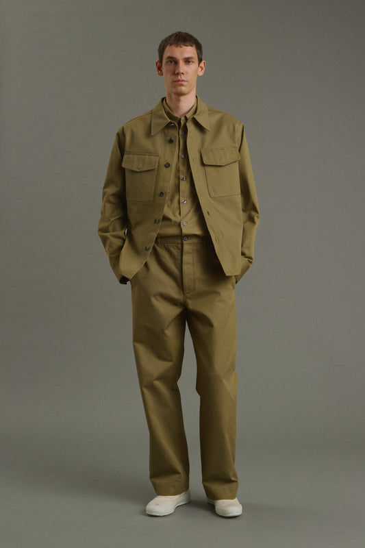 Camisa Tim - Beige - Algodón - Hombre