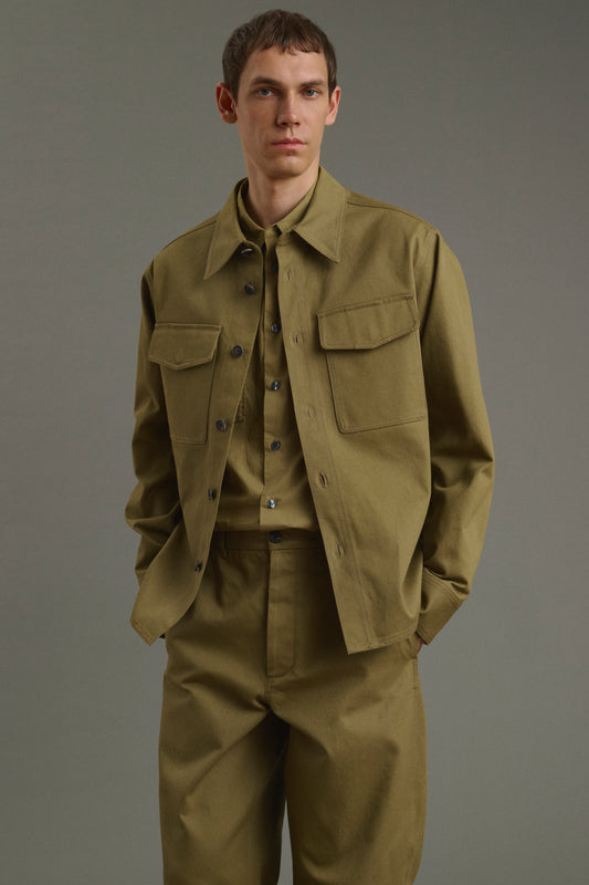 Camisa Tim - Beige - Algodón - Hombre