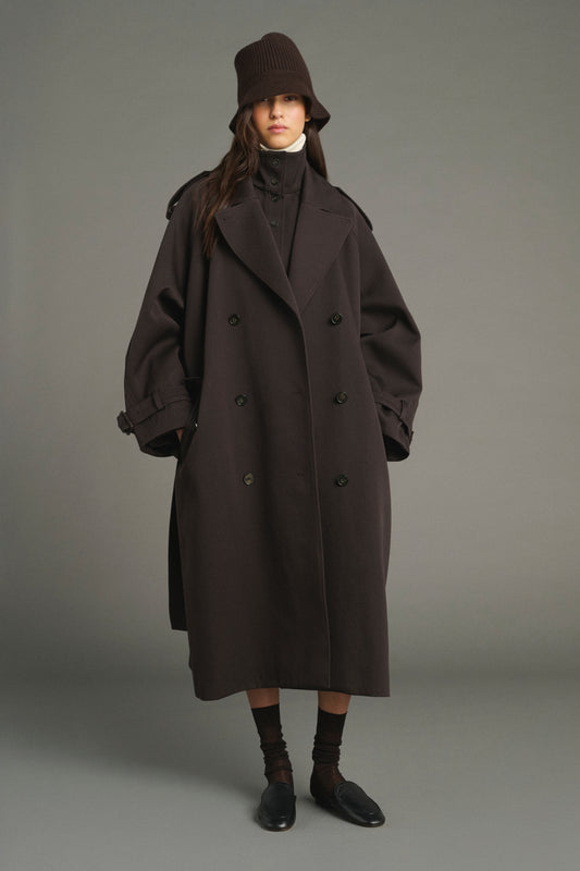 Sombrero Kendall - Marrón jaspeado - Lana - Mujer