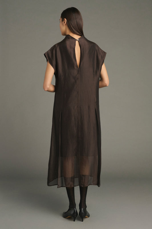 Vestido Lena - Marrón - Mujer