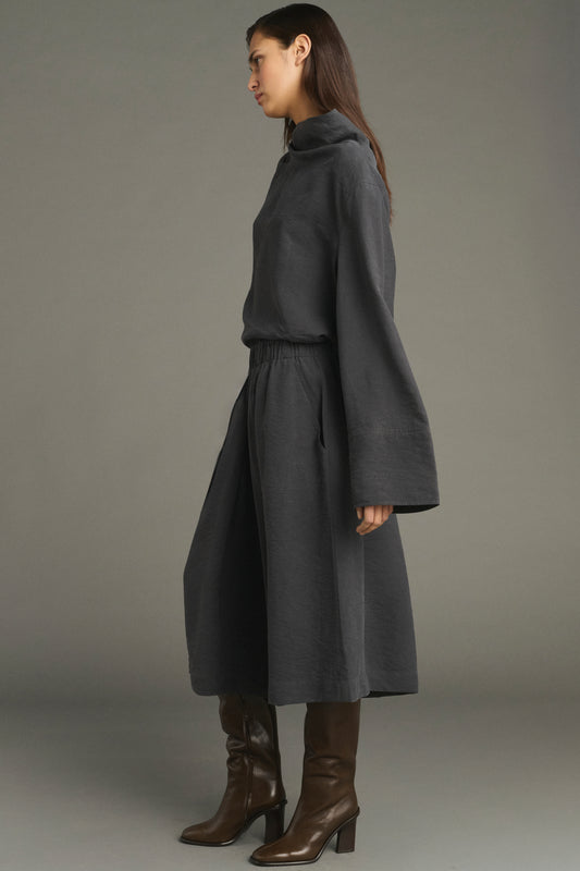 Bermuda Lexie - Gris Antracita - Seda - Mujer