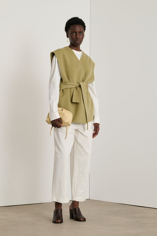 Pantalón Clovis - Crudo - Algodón - Mujer