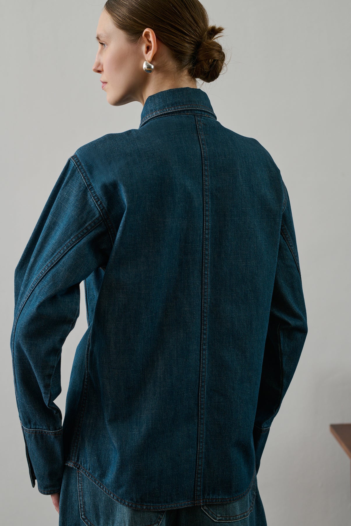 Chemise Garance - Bleu/Vert - Femme vue 4