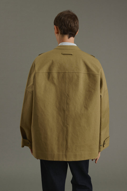 Abrigo Martin - Beige - Algodón - Hombre