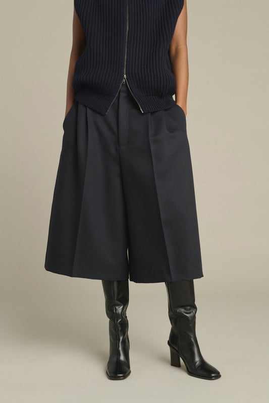 Bermuda Jude - Deep Navy - Lana - Mujer