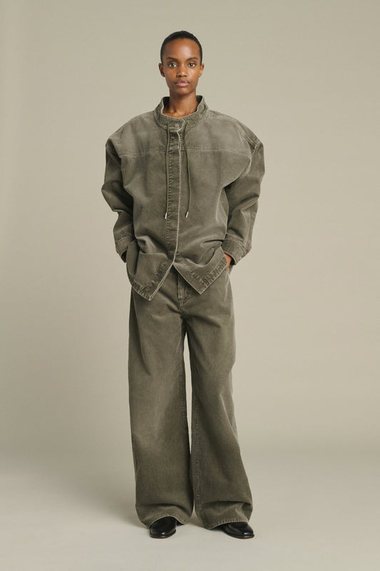 Camisa Lima - Gris - Algodón - Mujer