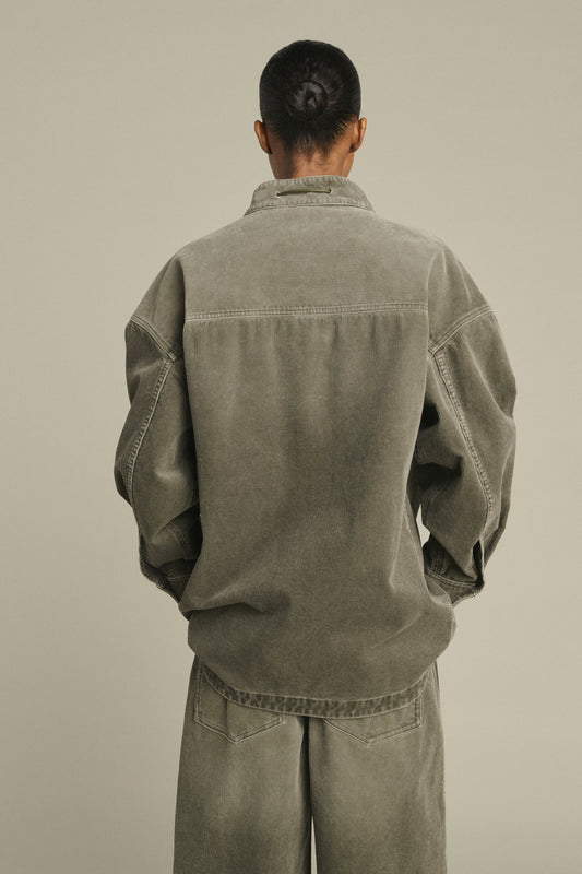 Camisa Lima - Gris - Algodón - Mujer