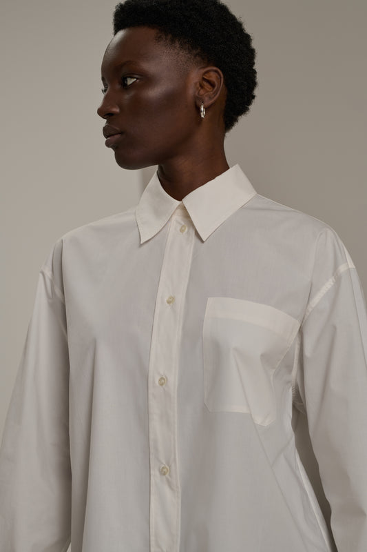 Camisa Carlotta - Blanco Roto - Algodón - Mujer