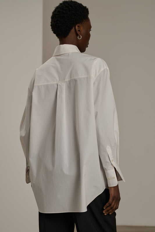 Camisa Carlotta - Blanco Roto - Algodón - Mujer