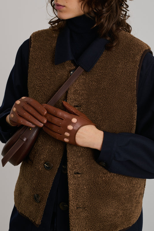 Guantes Duxford - Marrón - Cuero - Mujer