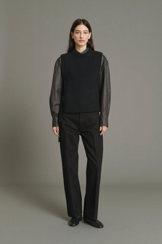 Jersey Uzel - Negro - Lana - Mujer