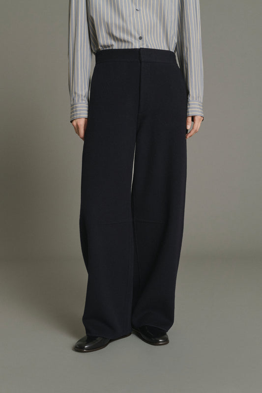 Pantalón Hawk - Deep Navy - Lana - Mujer