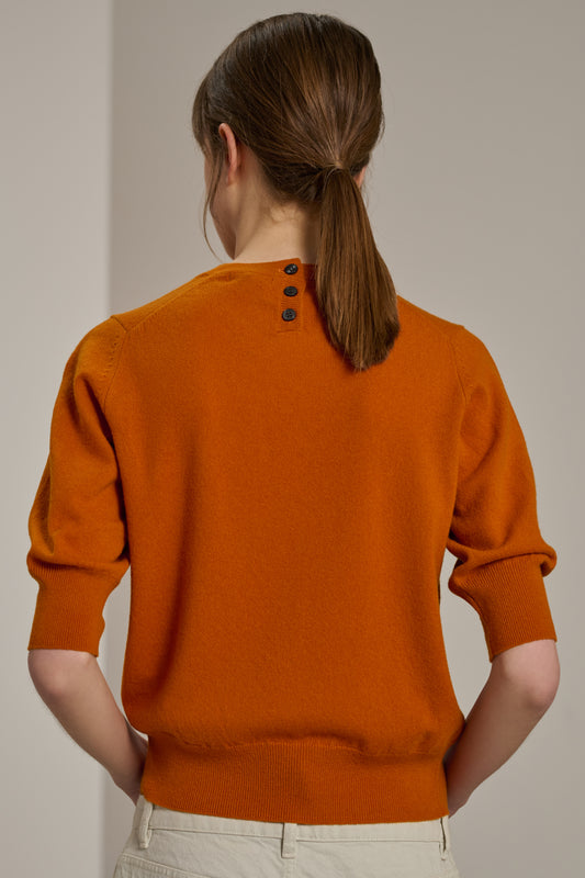 Jersey Baie - Naranja - Cachemira - Mujer
