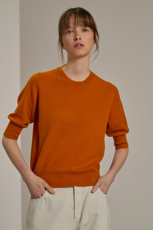 Jersey Baie - Naranja - Cachemira - Mujer