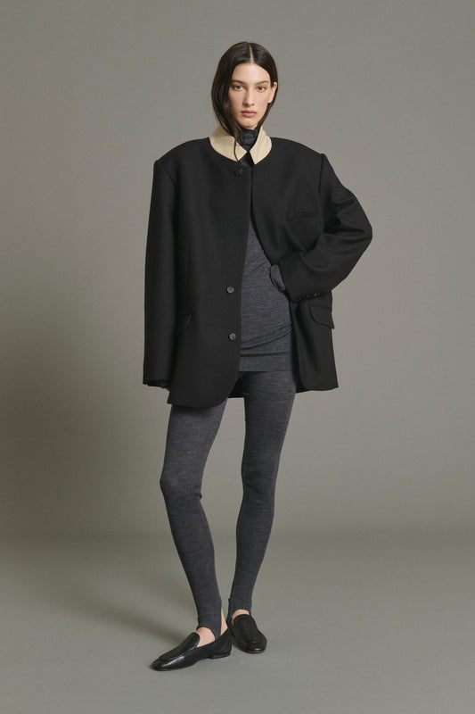 Mocasines Nine - Negro - Cuero - Mujer