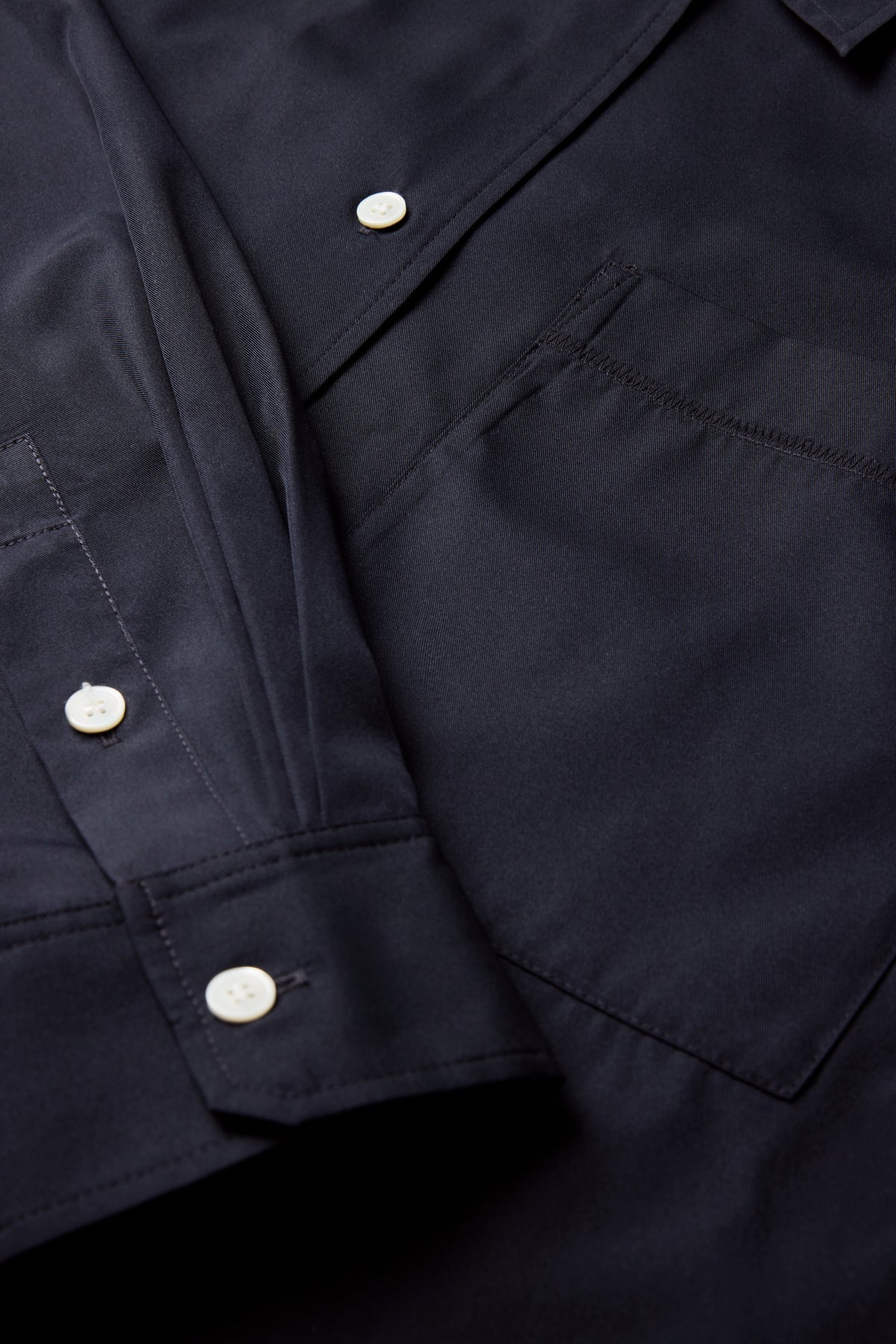 Falda Lili - Navy Lona Técnica Acampanada Mujer - Soeur