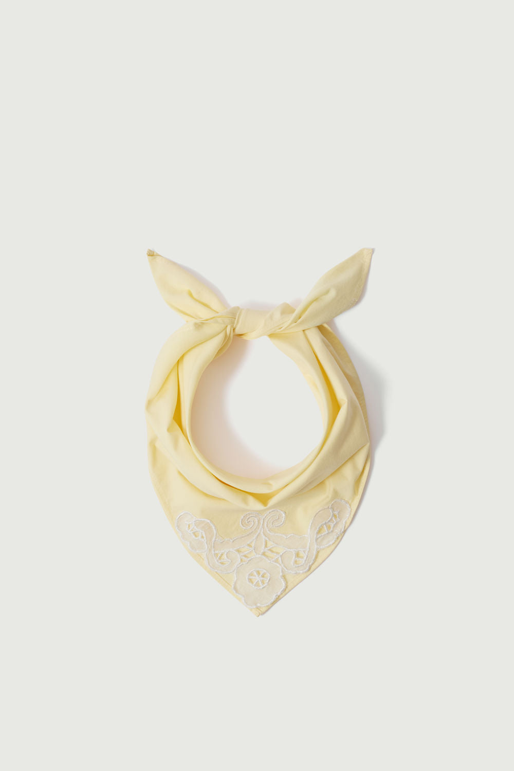 Pañuelo Hinaya - Amarillo Pálido - Algodón - Mujer
