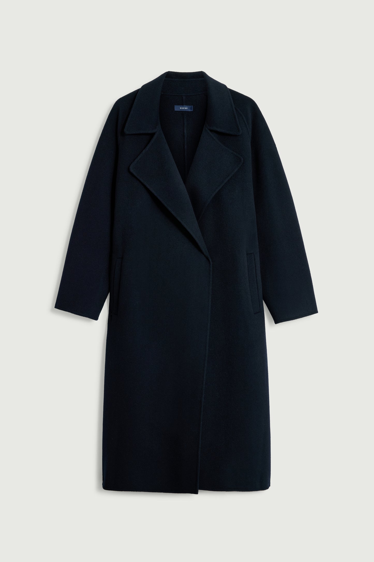 Abrigo Harvard - Deep Navy - Lana - Mujer