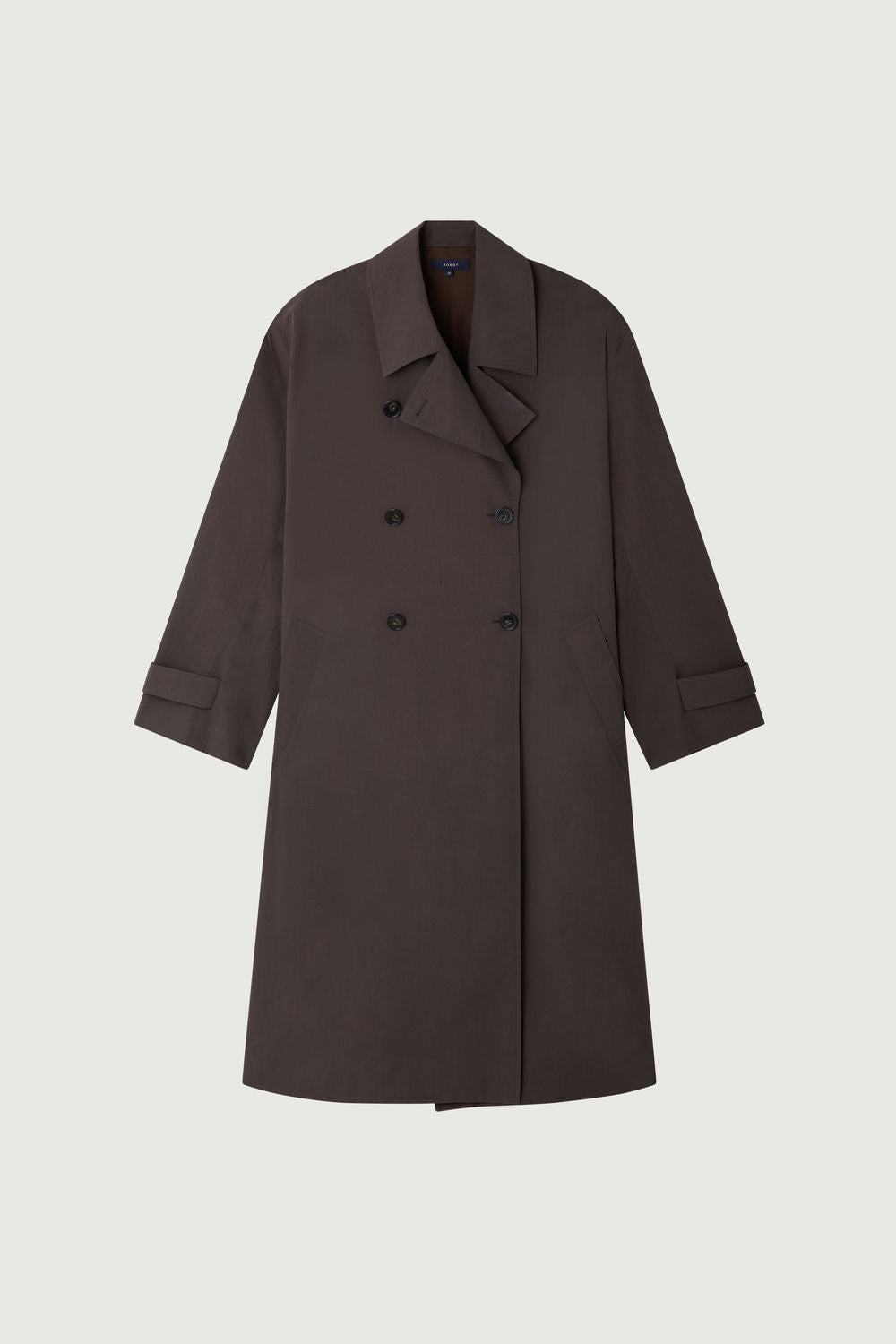 Trench Helio - Antracita oscuro - Algodón - Mujer