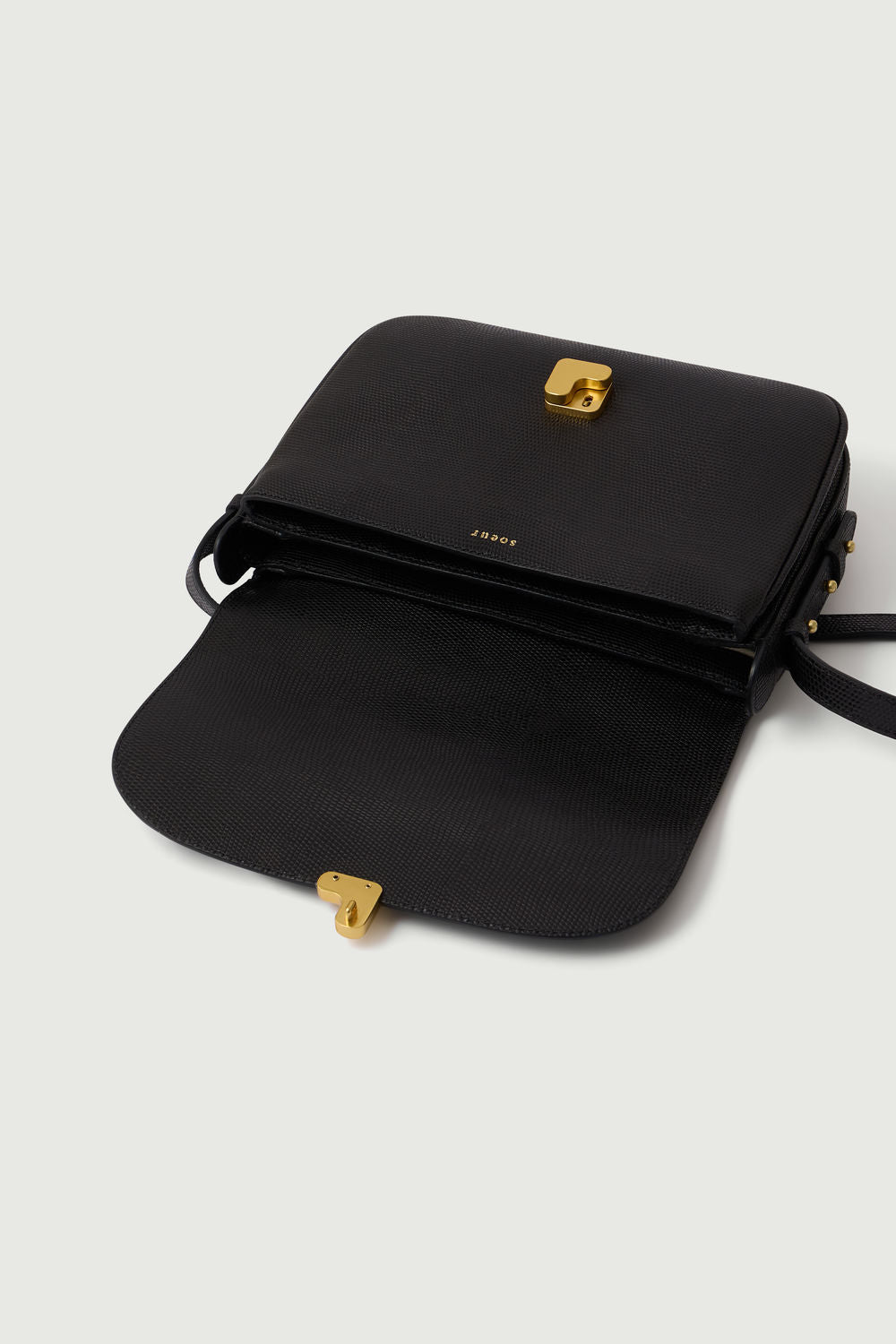 Bolso Bellissima Maxi - Negro - Cuero - Mujer