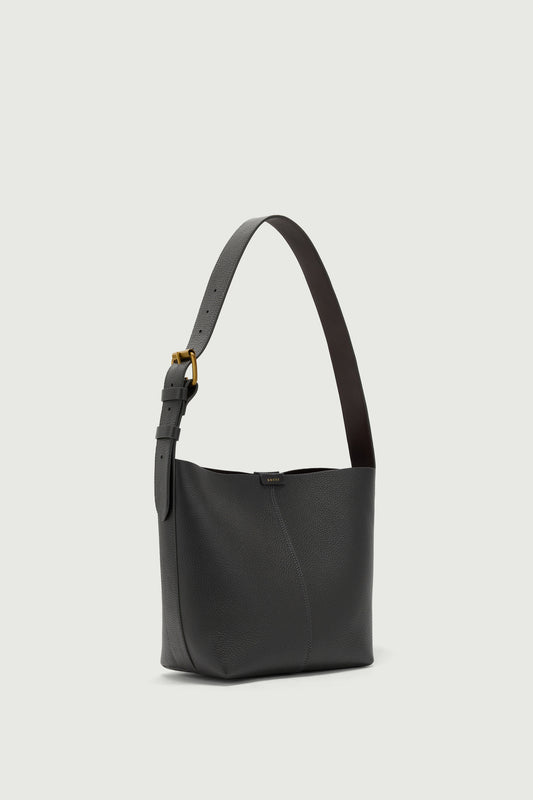 Bolso Saudade Mini - Acero - Cuero - Mujer