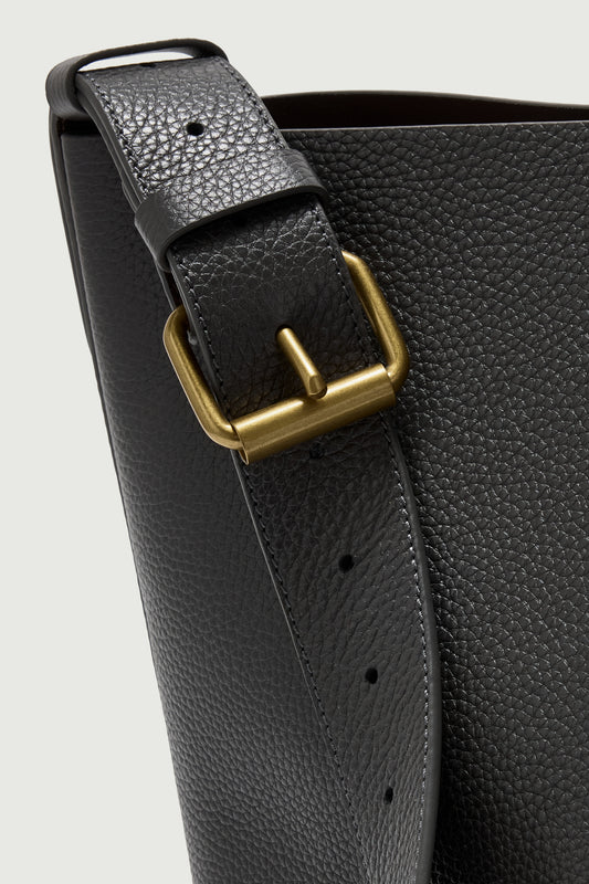 Bolso Saudade Mini - Acero - Cuero - Mujer
