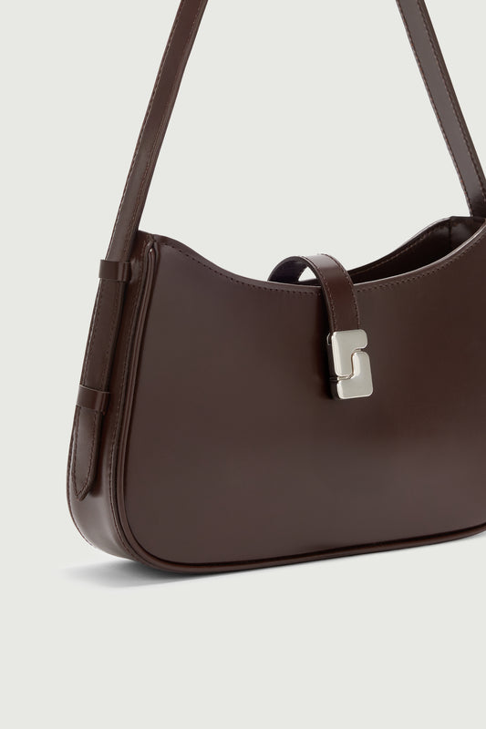 Bolso Bonnie - Chocolate - Cuero - Mujer