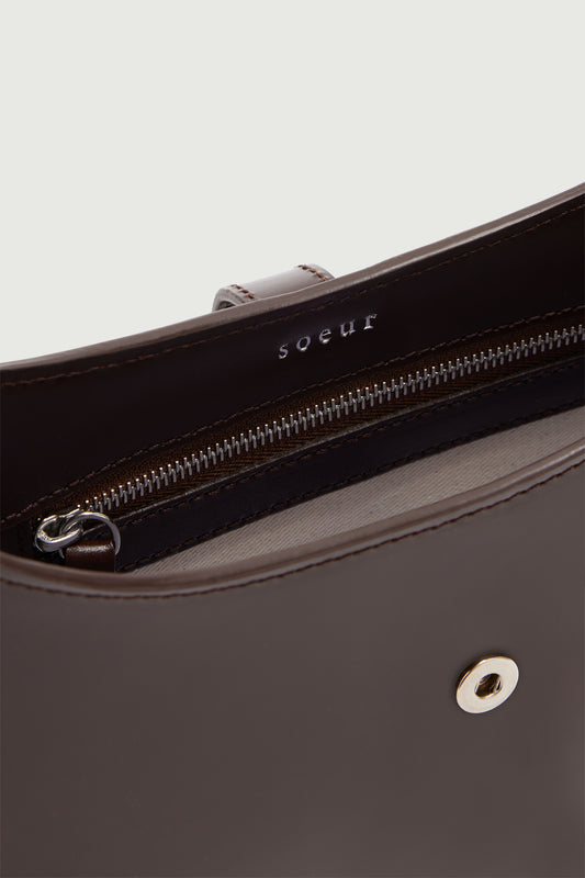 Bolso Bonnie - Chocolate - Cuero - Mujer