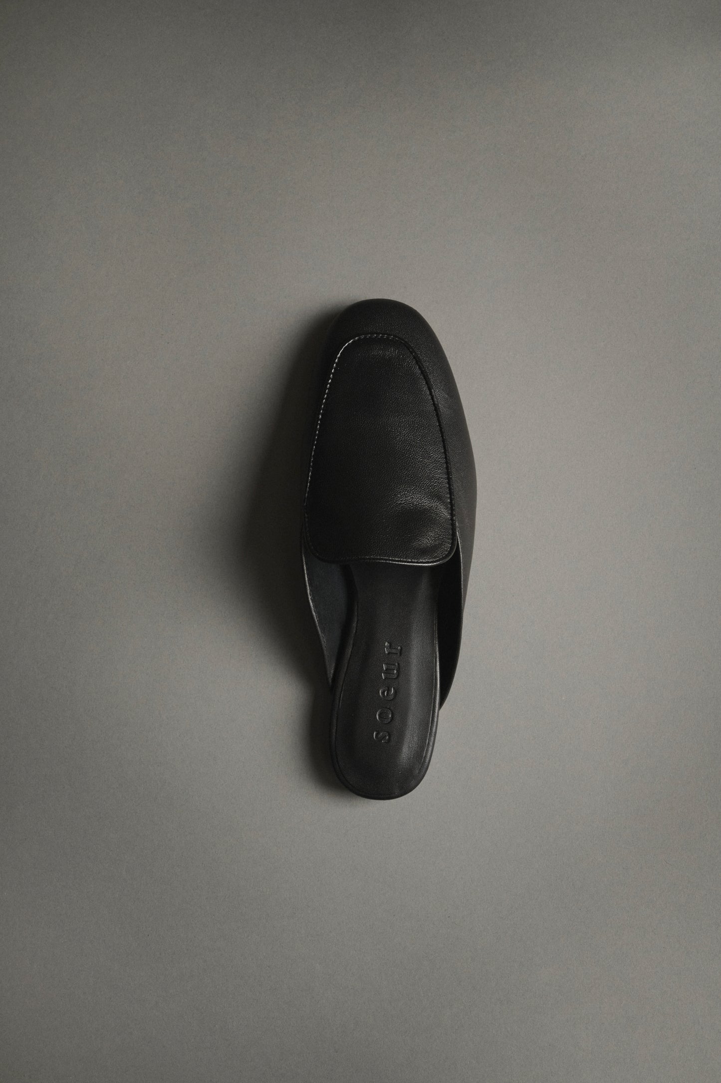 Mules Antonine - Negro - Cuero - Mujer