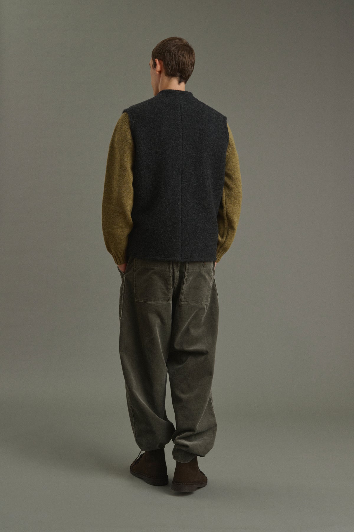 Cazadora Samuel - Gris antracita - Lana - Hombre vue 4