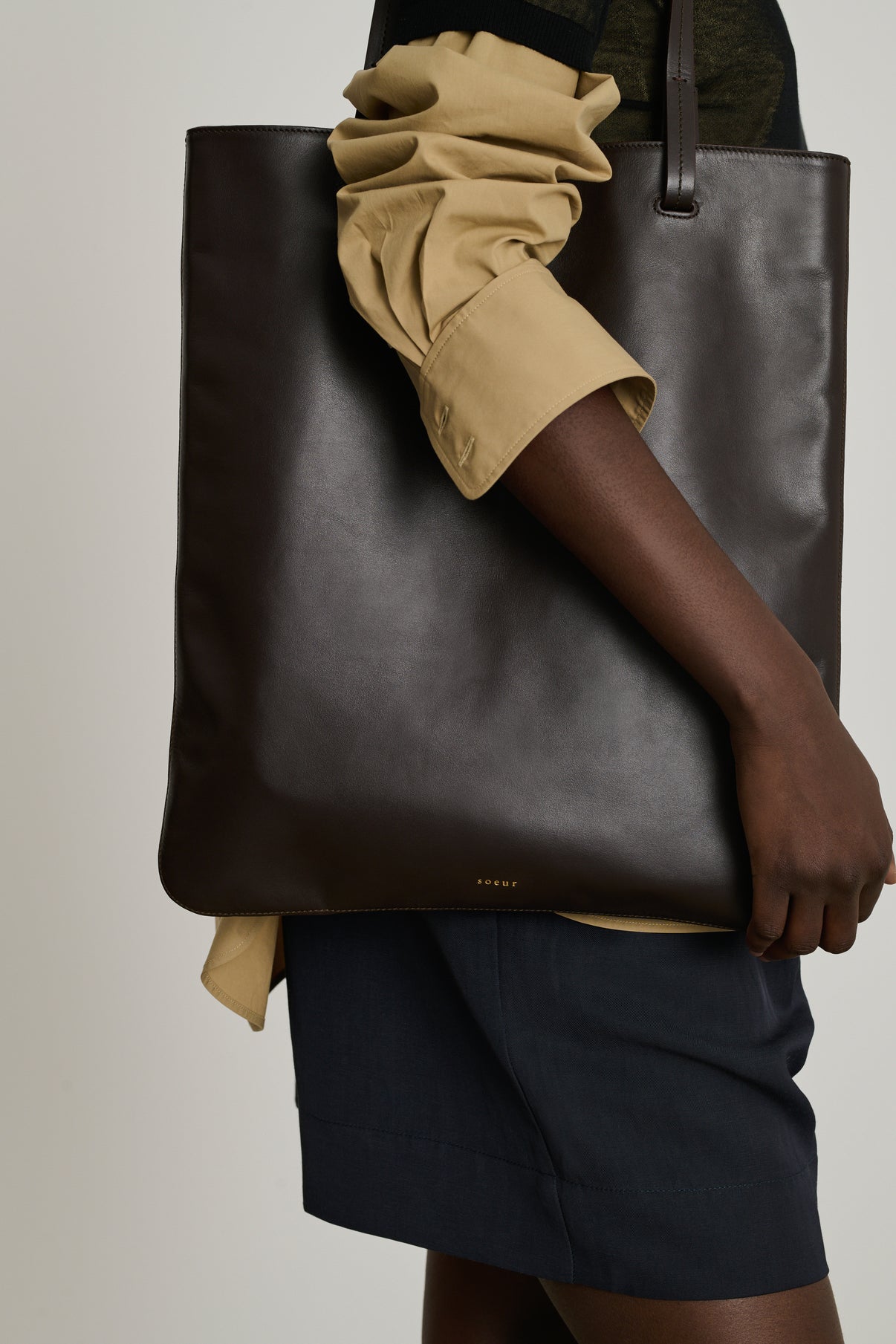 Sac Darlington - Ébène - Cuir - Femme vue 3