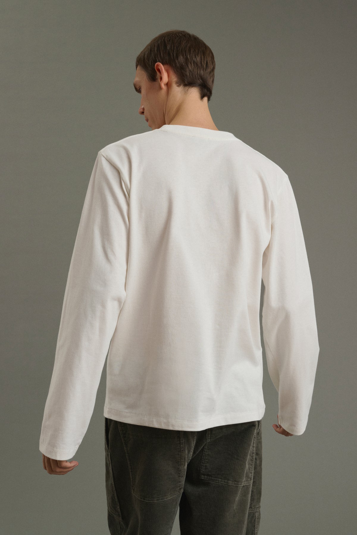 Camiseta Thomas - Crudo - Algodón - Hombre vue 4