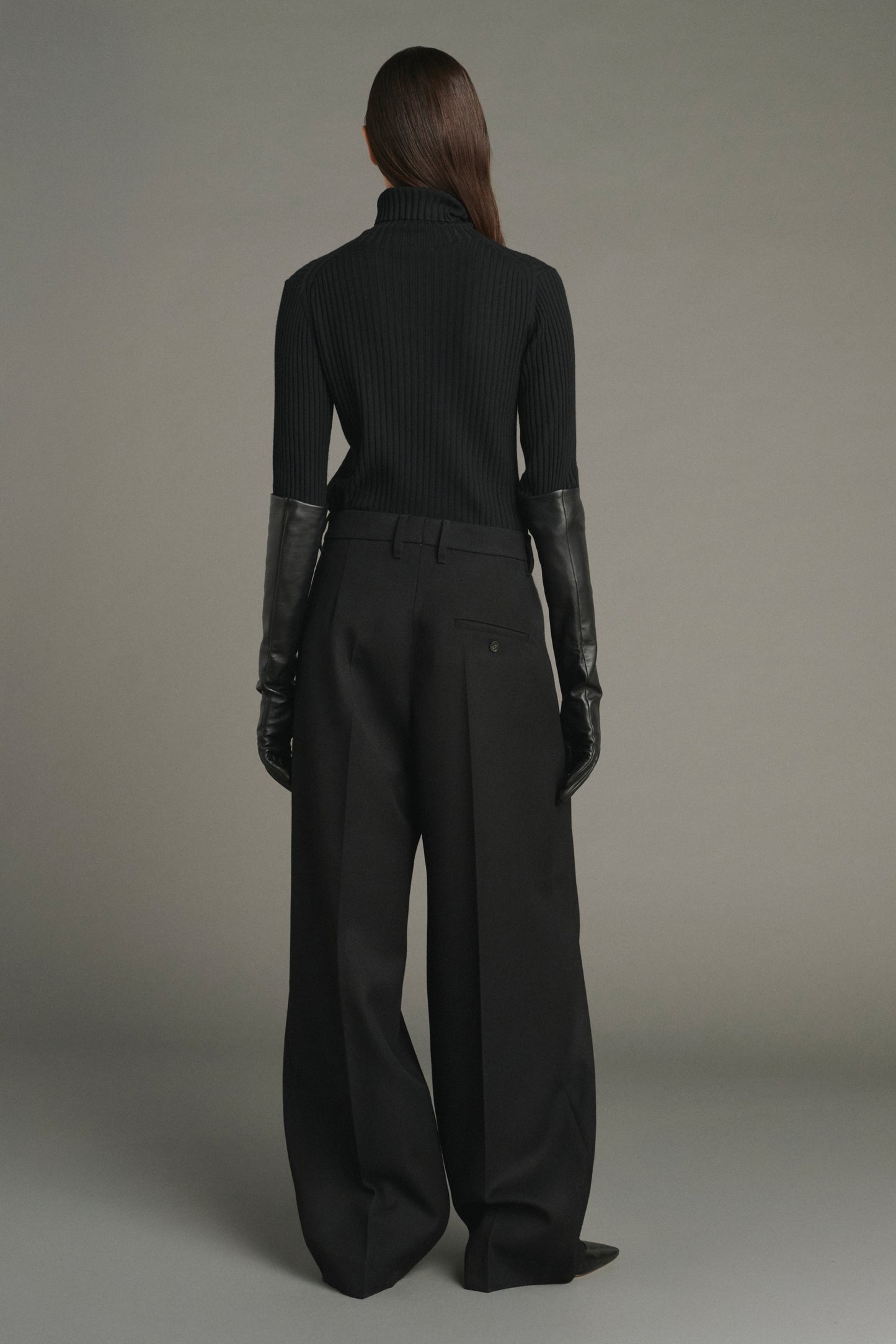 Jersey Filao - Negro - Lana merino - Mujer