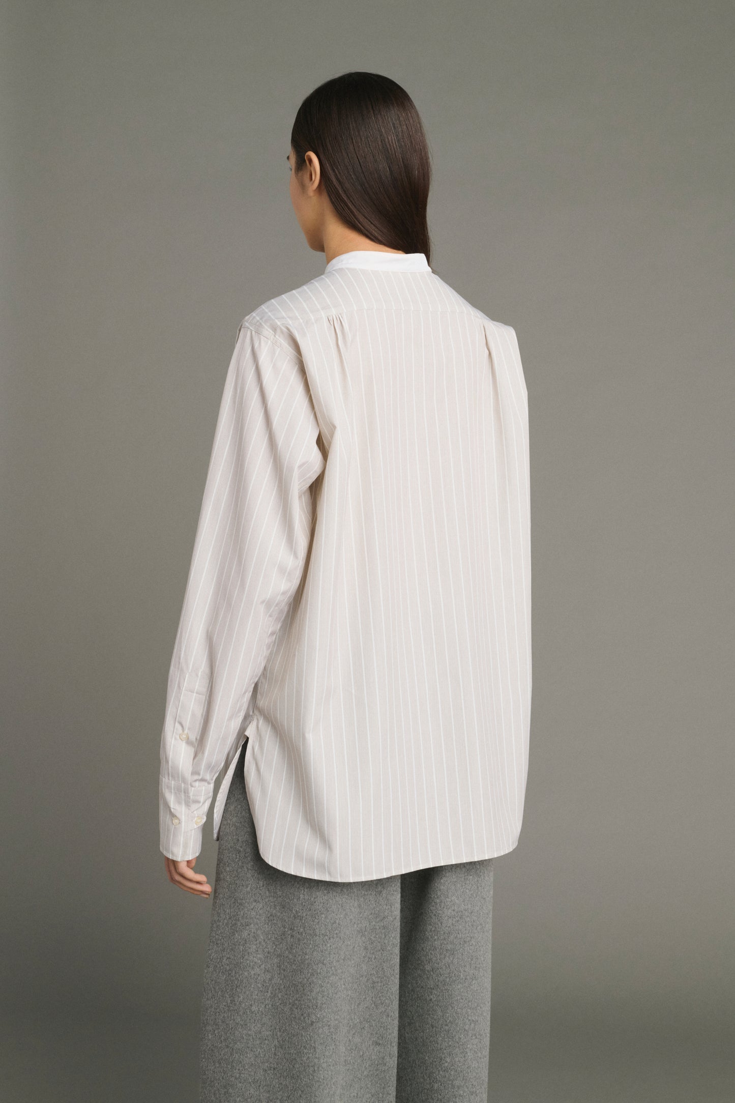 Camisa Lucile - Avellana/Crudo - Algodón - Mujer