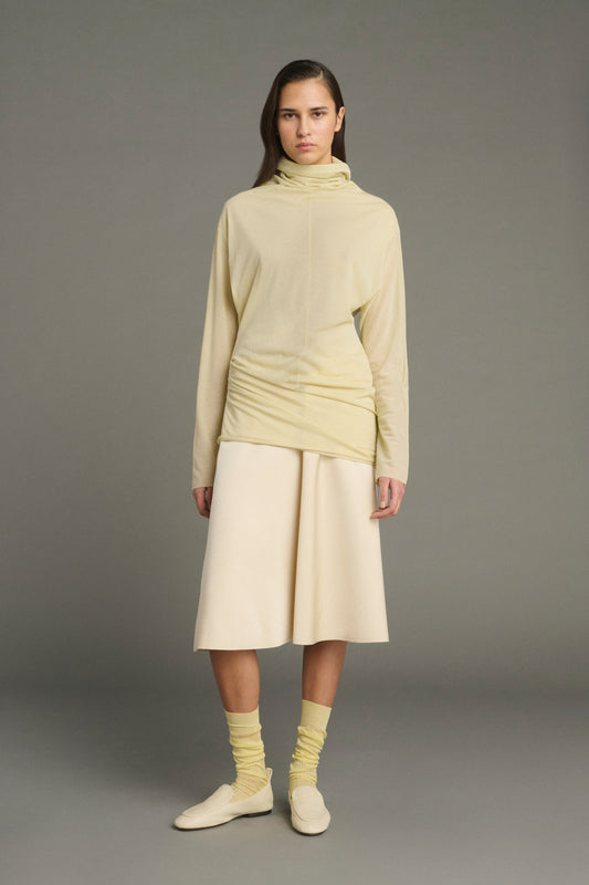 Calcetines Bach - Amarillo pálido - Algodón - Mujer
