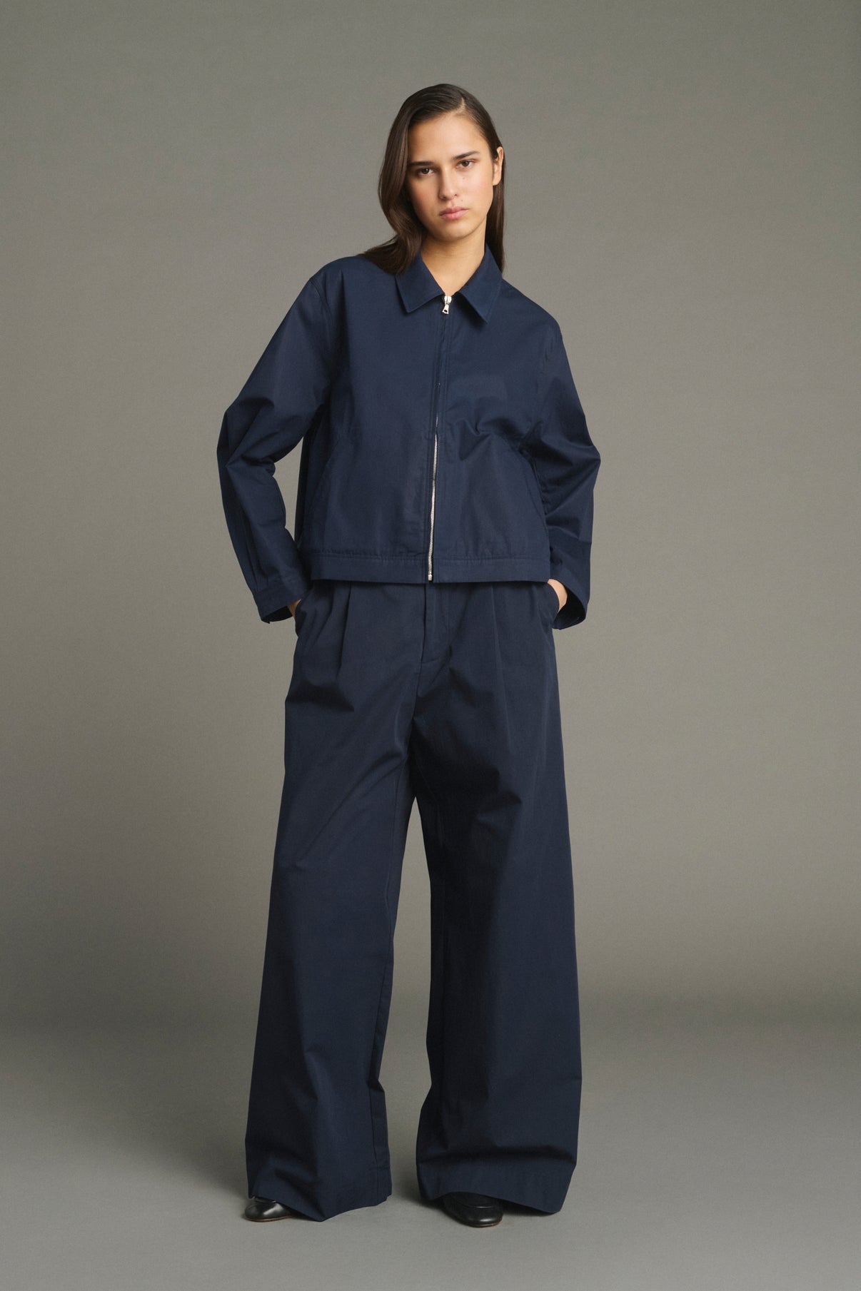 Chaqueta Jared - Azul marino - Algodón - Mujer vue 1