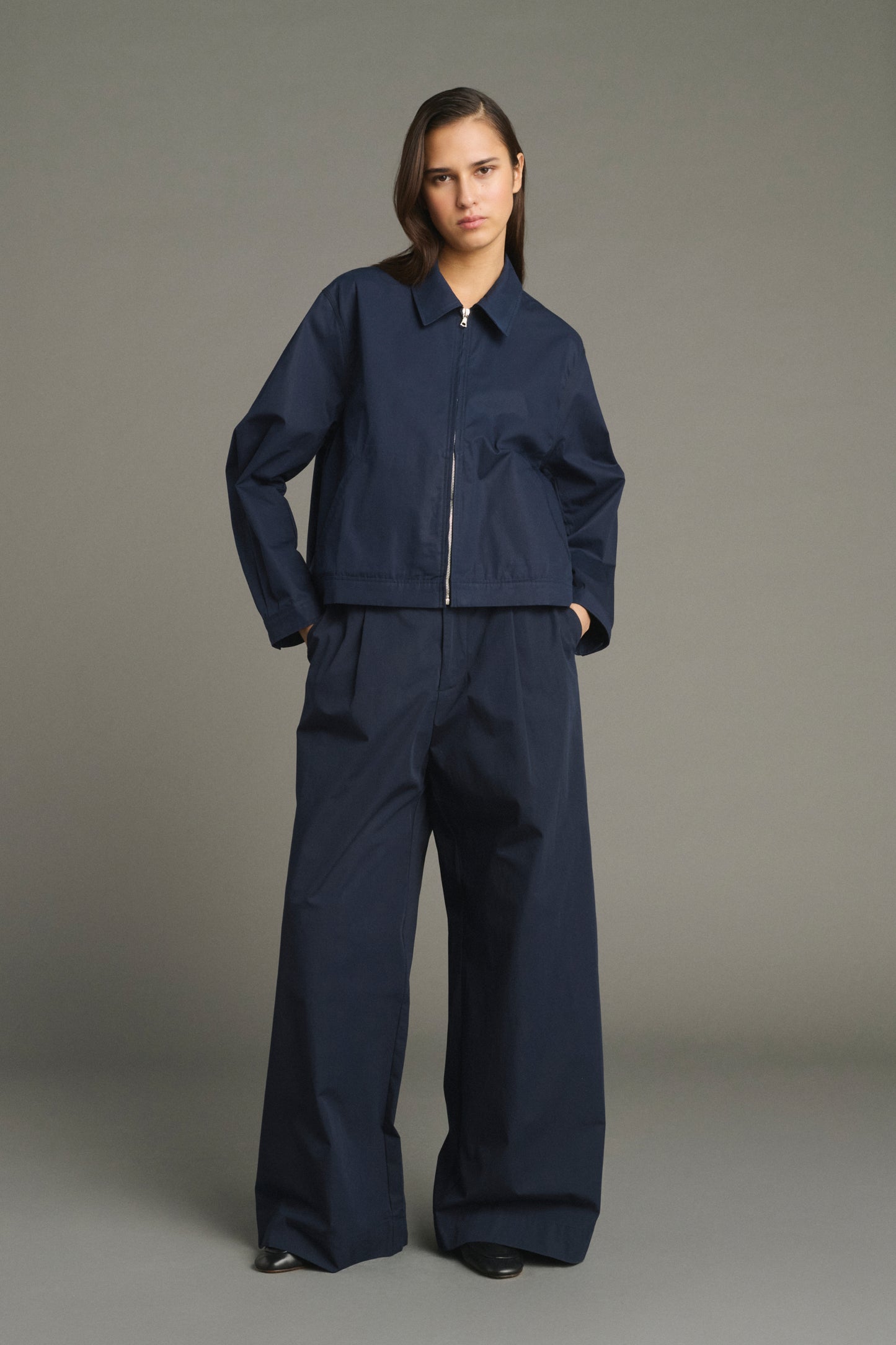 Chaqueta Jared - Azul marino - Algodón - Mujer