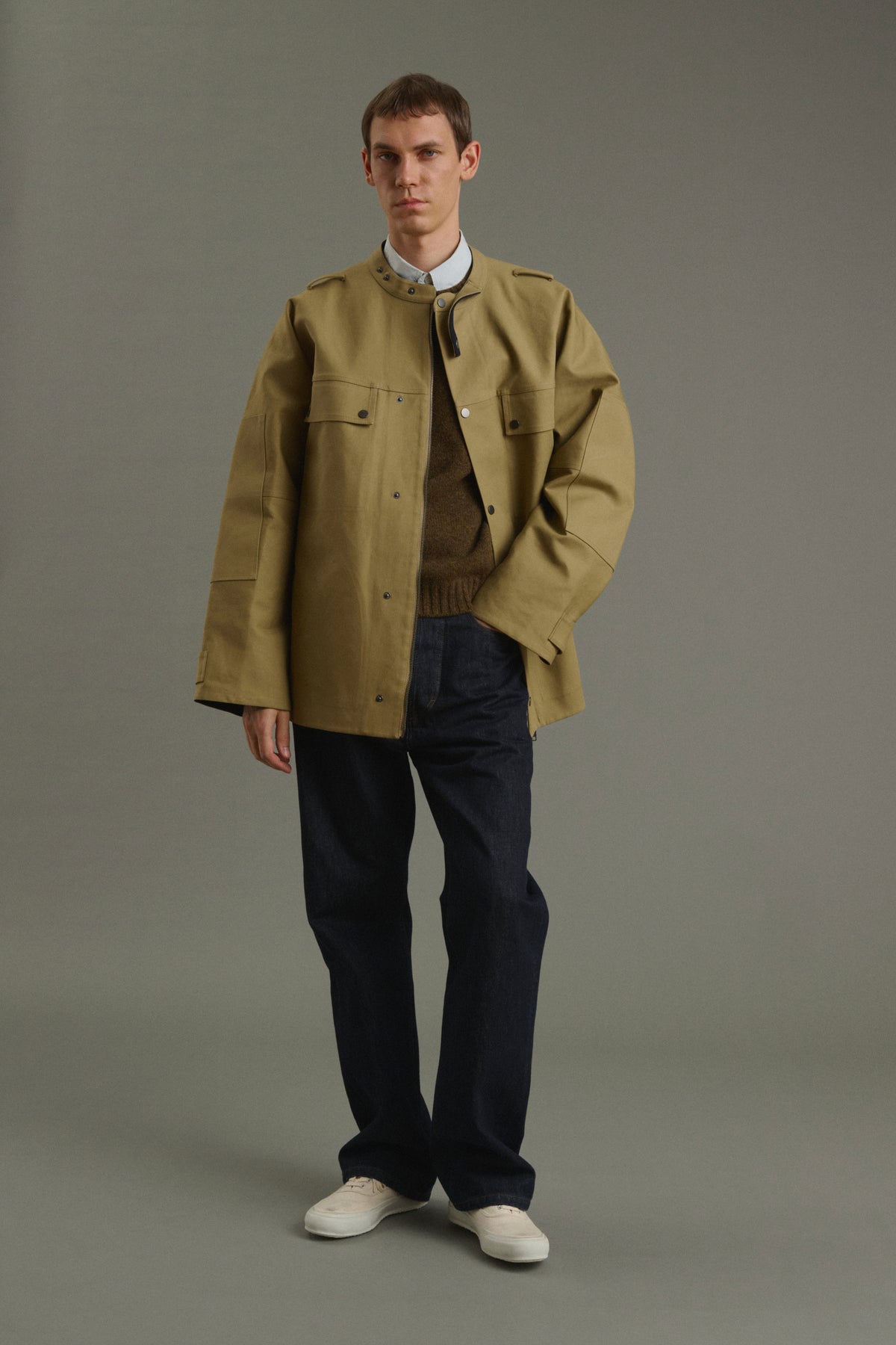 Abrigo Martin - Beige - Algodón - Hombre vue 1
