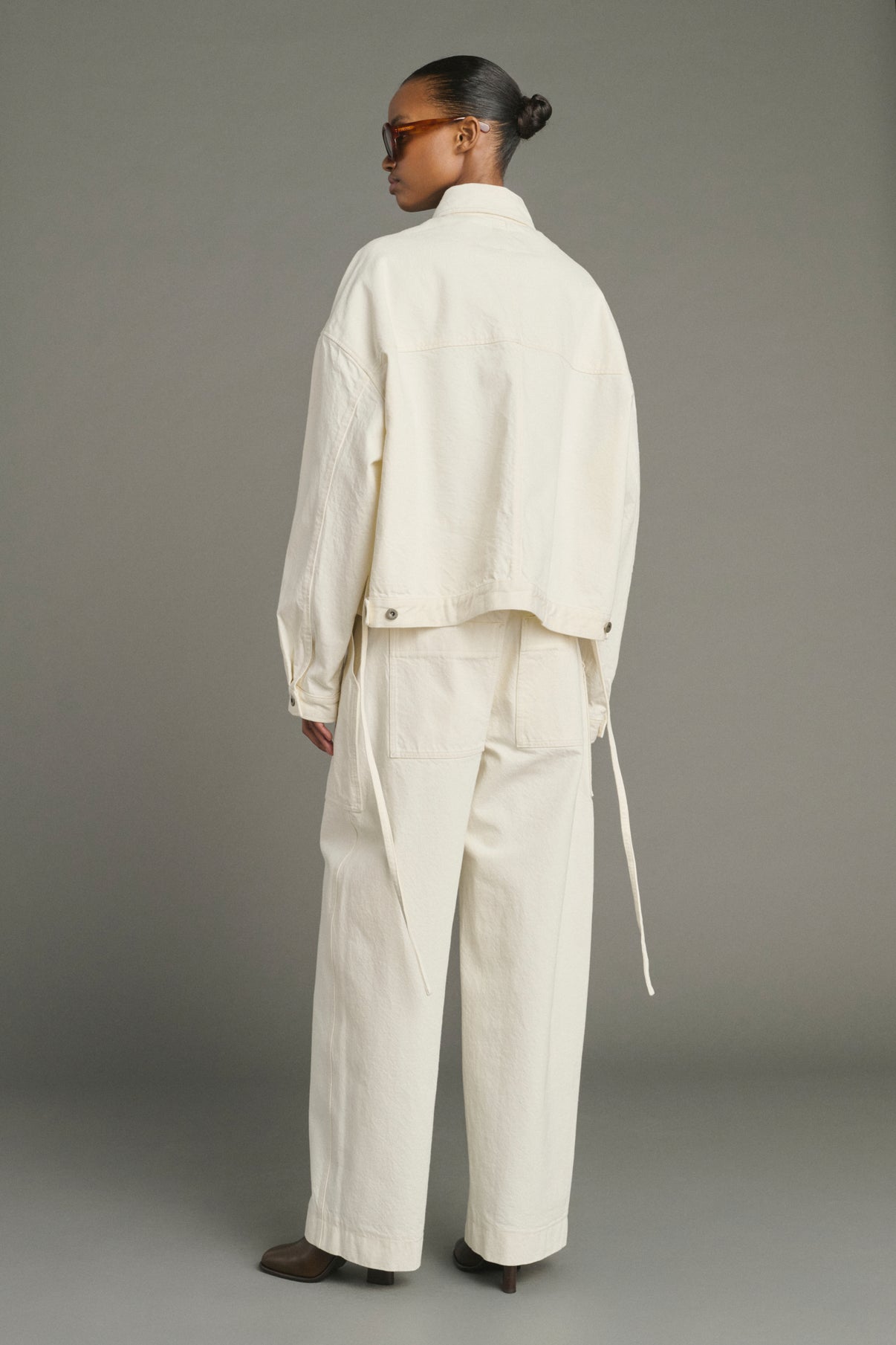 Chaqueta Lys - Crudo - Algodón - Mujer vue 4