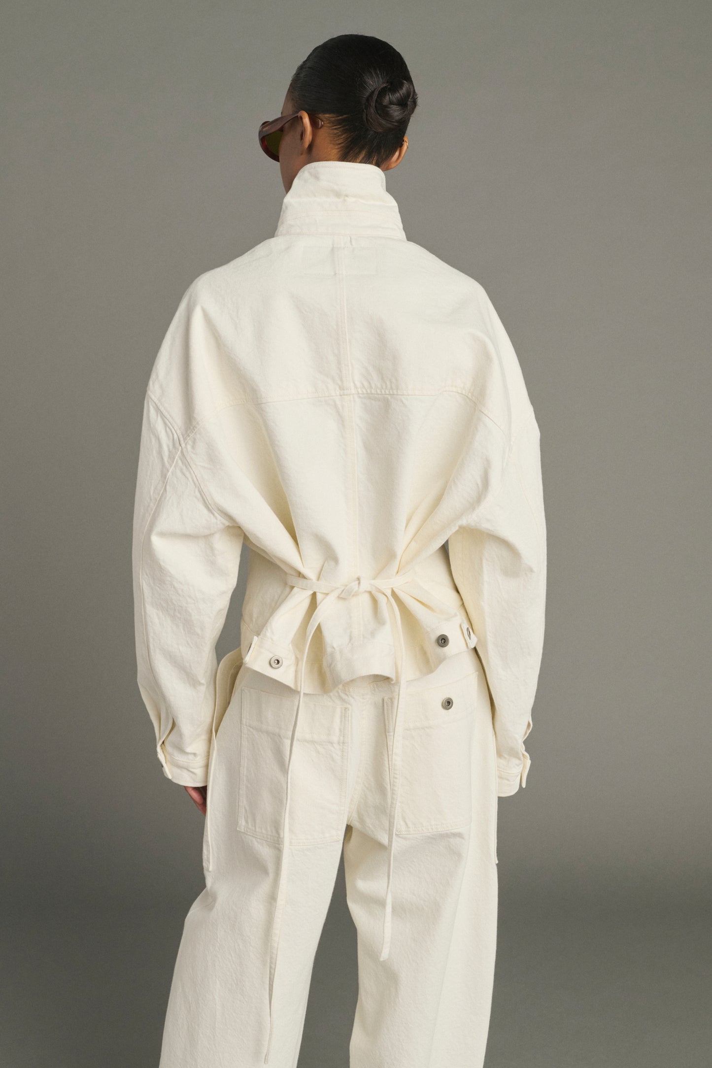 Chaqueta Lys - Crudo - Algodón - Mujer