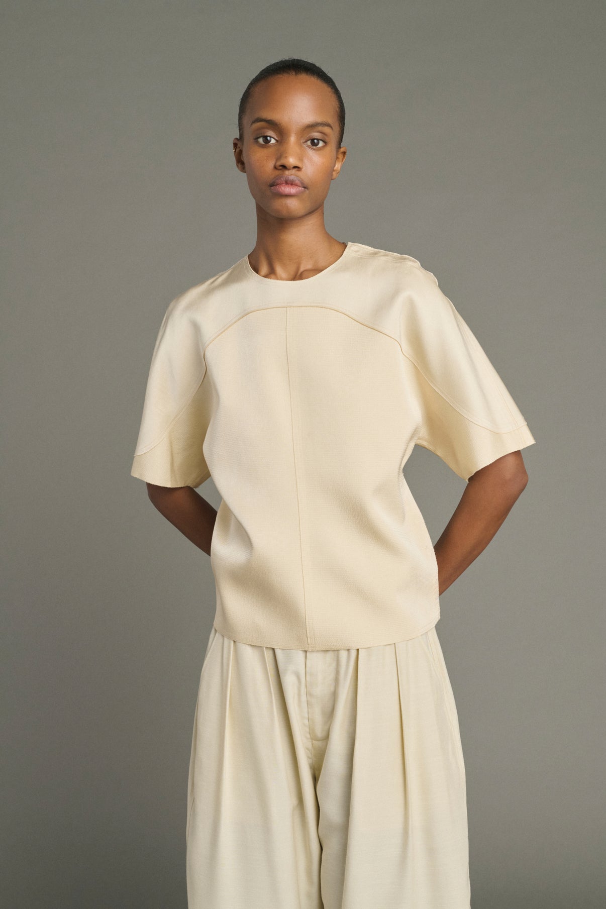Jersey Uzel - Negro - Lana - Mujer vue 1