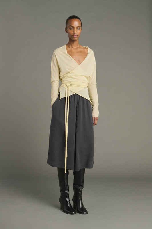 Camiseta Luth - Amarillo Pálido - Algodón - Mujer