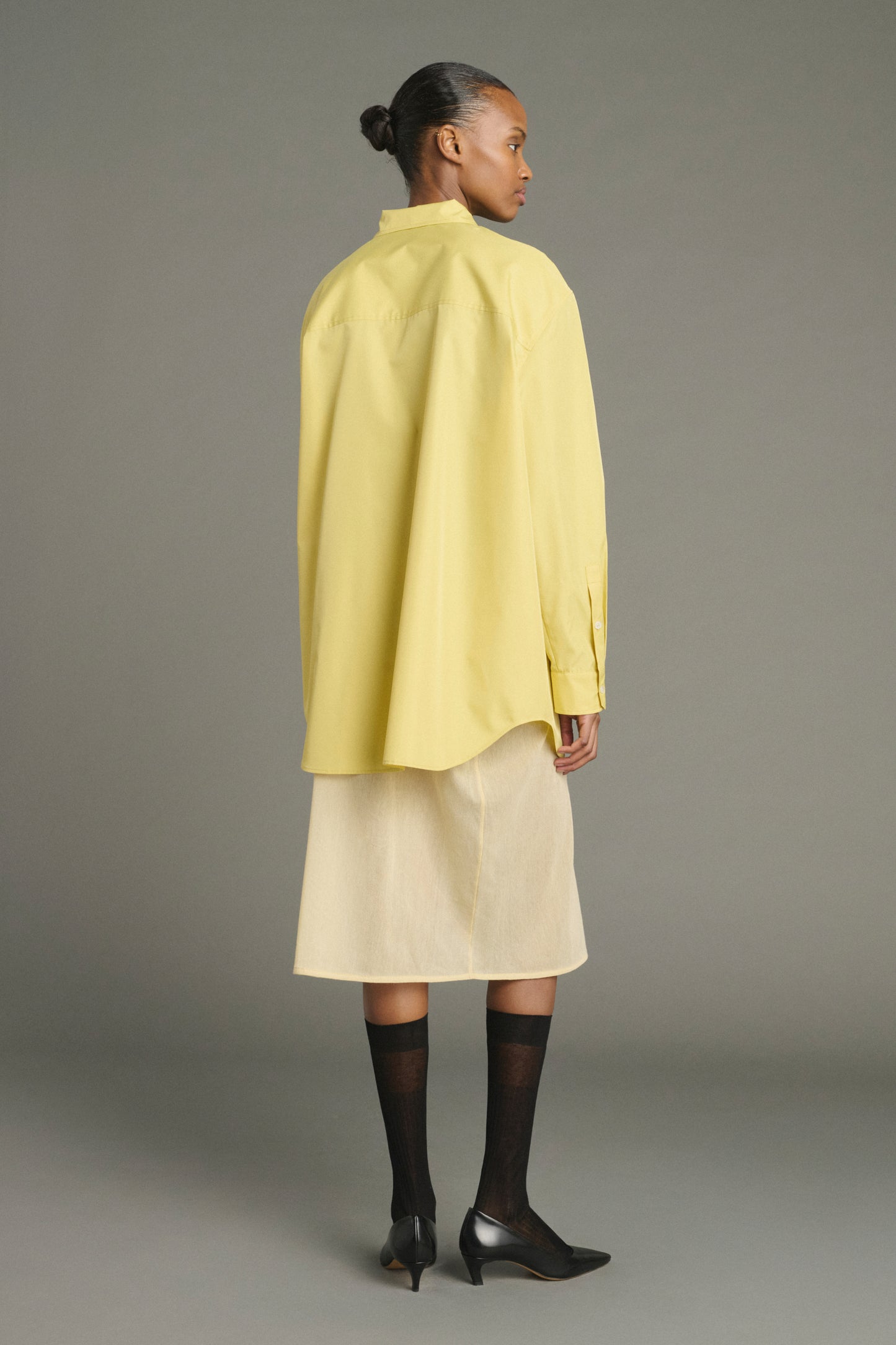 Camisa Kita - Amarillo/Beige - Mujer