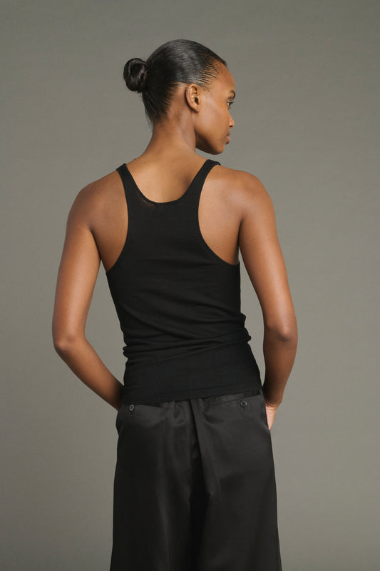 Jersey Juliana - Negro - Lana Merino - Mujer