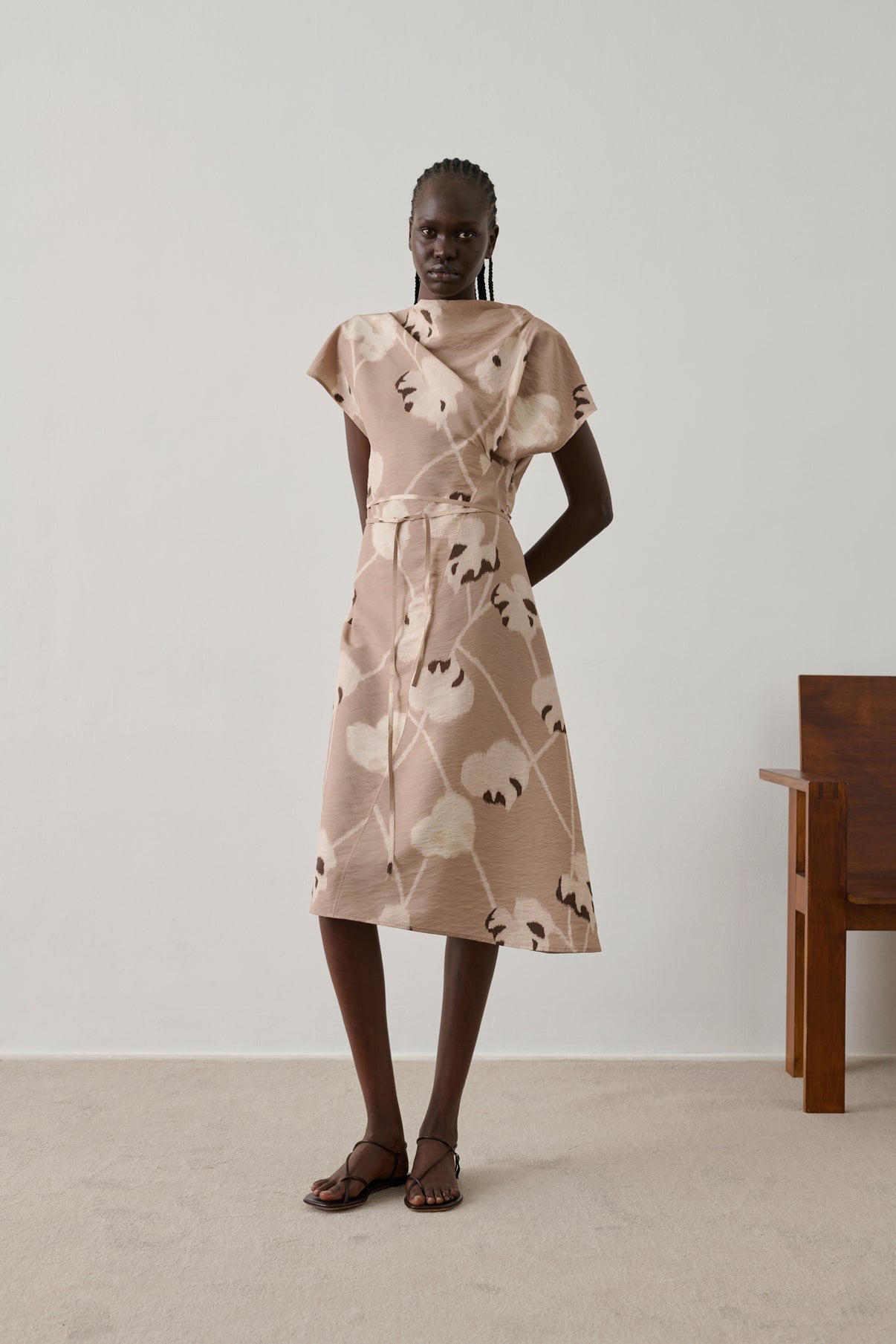 Robe Felicie - Beige - Soie - Femme vue 1