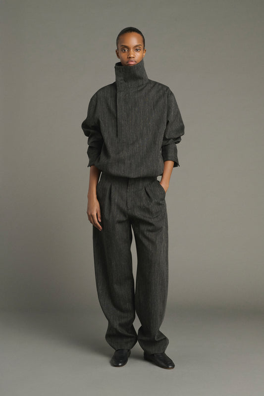 Camisa Lutece - Gris Antracita - Lana - Mujer