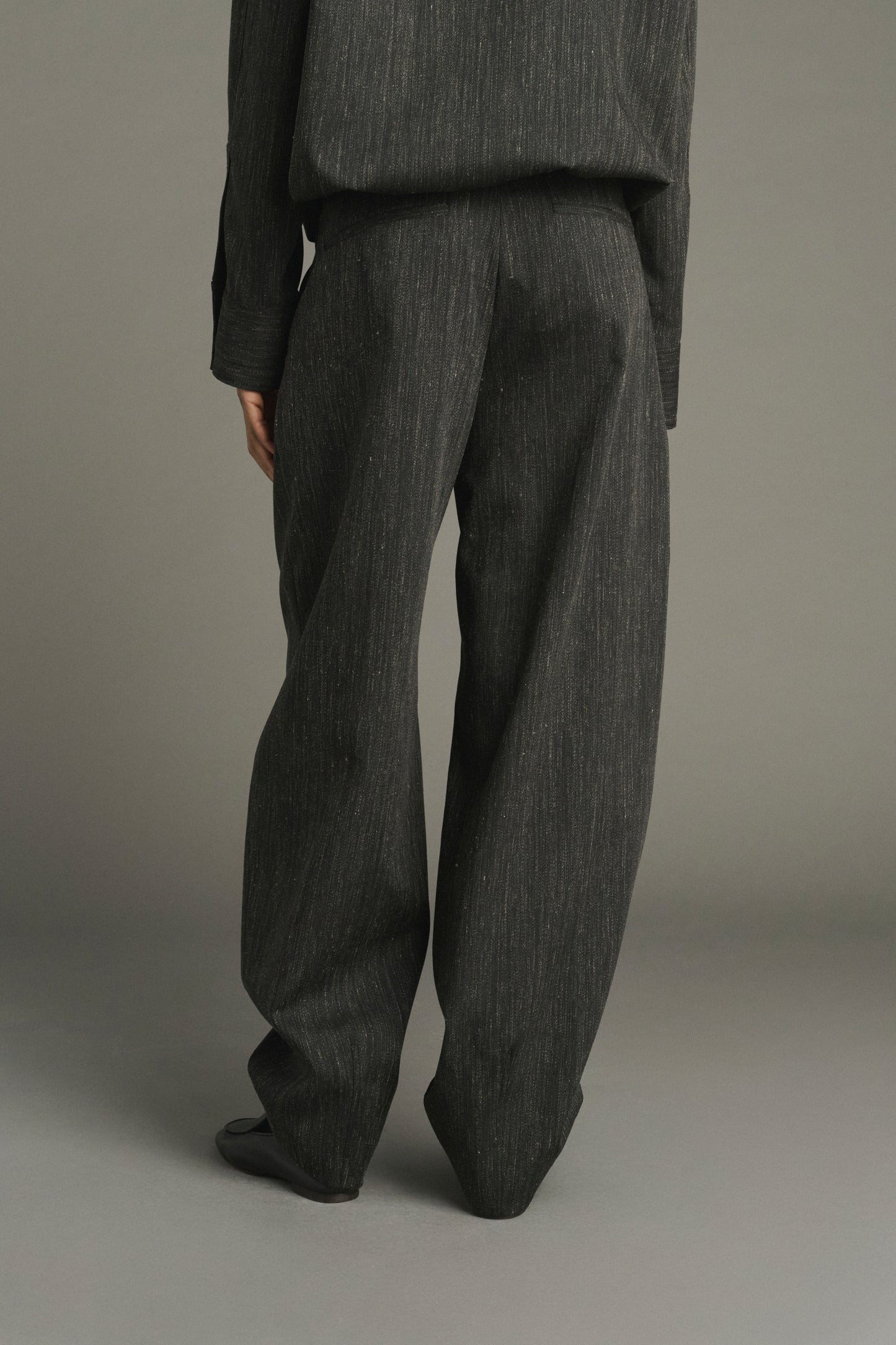 Pantalón Baptiste - Gris Antracita - Lana - Mujer